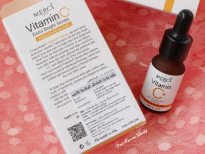 6X Merci Vitamin C Serum Bright Facial Skin Care Whitening Reduce
