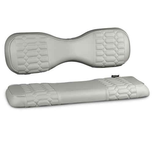 MODZ® RC Custom Golf Cart Rear Seat Covers - Gray Base - Choose Pattern - Picture 2 of 43