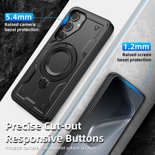 Funda de protección magnética Samsung Galaxy S25 Ultra 6,2/6,7/6,8 pulgadas Plus Stock en EE. UU. - Imagen 33 de 46