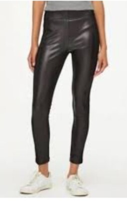 leggings outlet leggings deals liquid leggings nordstrom ANN TAYLOR LOFT BROWN FAUX LEATHER LEGGINGS SIZE L NWT