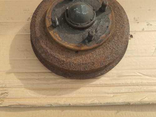 FORD FIESTA MK5 02-08 RIGHT/LEFT SIDE REAR WHEEL HUB WITH BRAKE DRUM (NO ABS) - Picture 2 of 12