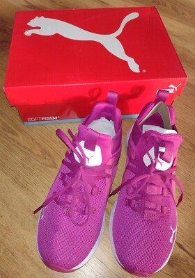 Damen LAUFSCHUH ''PUMA ENZO 2 Wave'' | Lila(Pink) / Weiß | Gr. 38 | Ungetragen