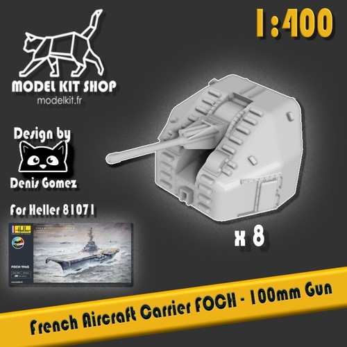 Porte-avions FOCH - échelle 1/400 - HELLER 81071