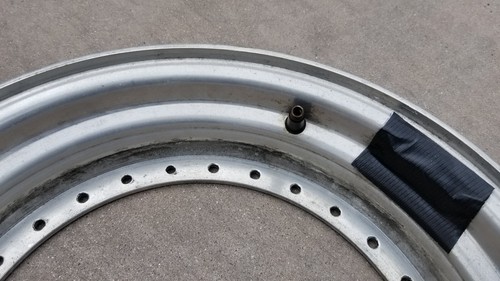 15x2.5" Vintage 3-Piece Racing Wheel 30 Hole Aluminum Step Lip Barrel -Not BBS - Picture 6 of 11