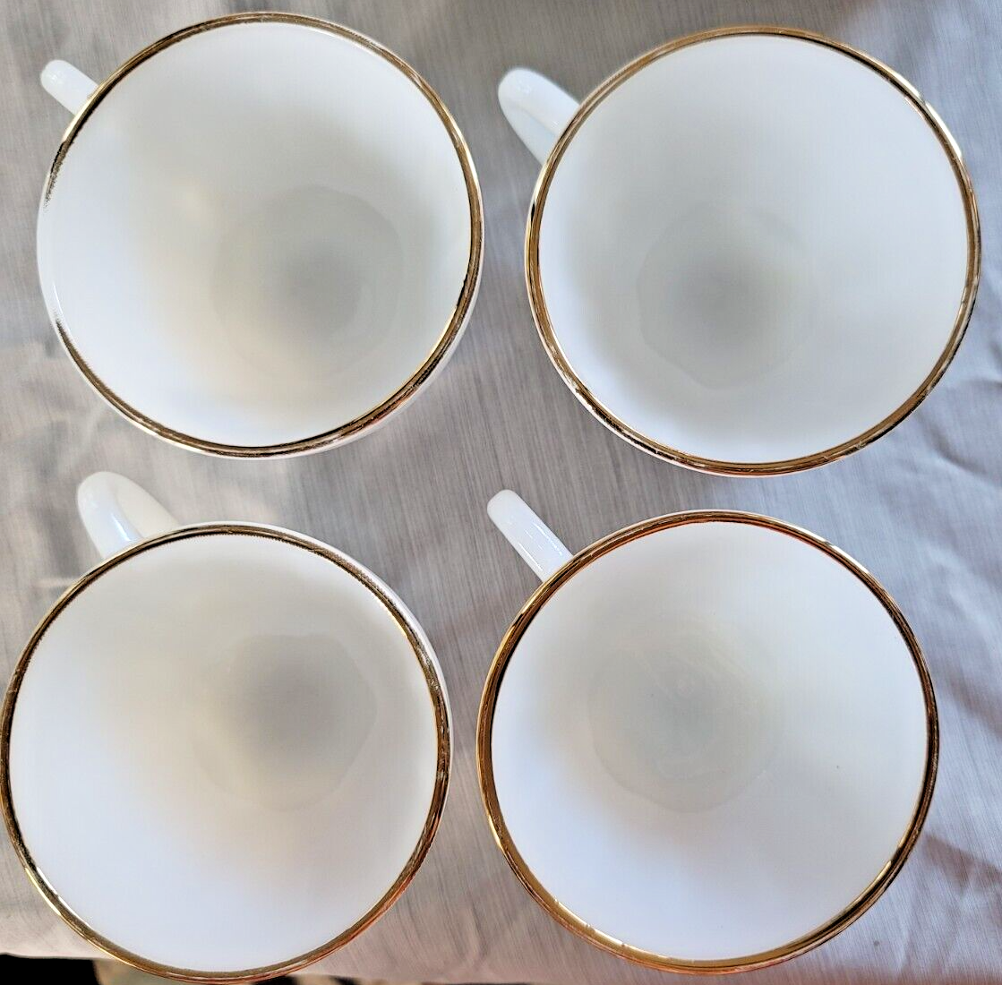 Vintage Anchor Hocking Fire King Snack Plate Set | eBay
