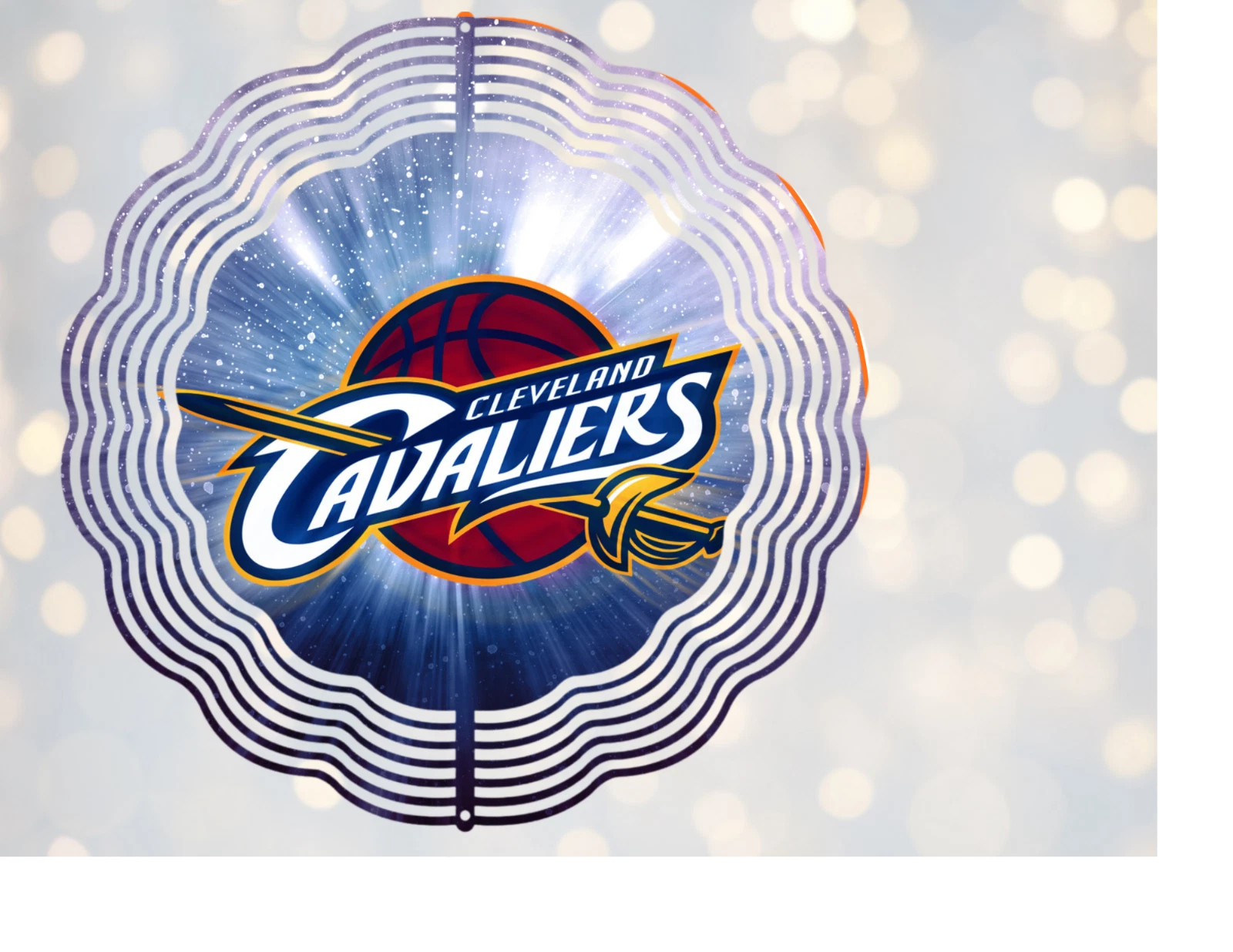 Cleveland Cavaliers Clippers Round Wind Spinner