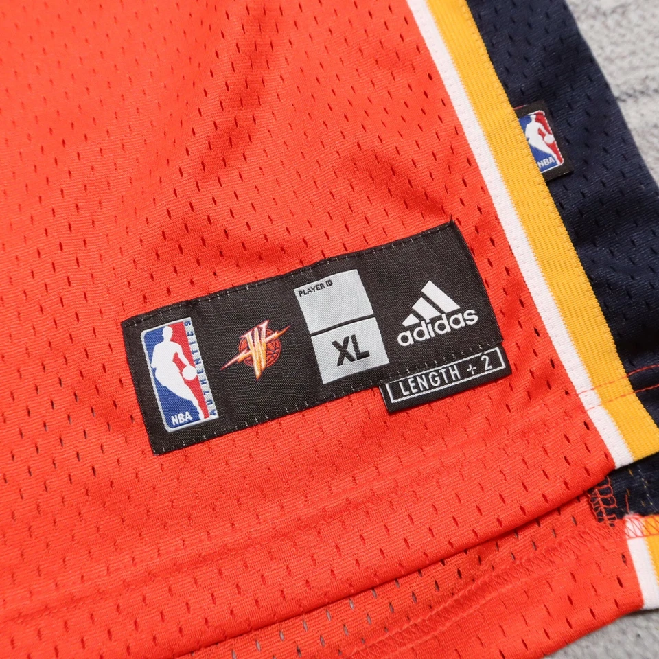 老式罕见金州勇士队戴维斯男爵球衣阿迪达斯替代橙色 — 第 4/4 张图片