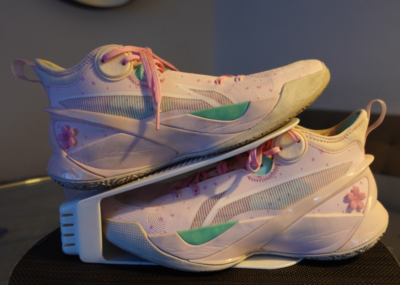 Size 10 - Li-Ning Sonic 10 Mid 'Pink' - ABAS069-1 (Minimal Wear