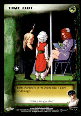 2003 Yu Yu Hakusho TCG - Time Out - C82/176 - Ghost Files