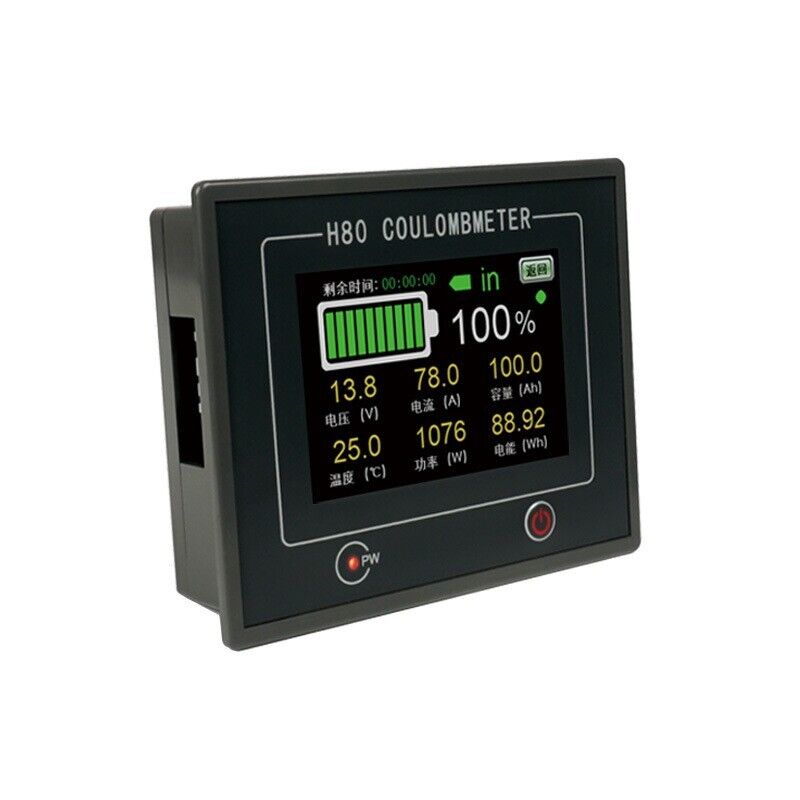 Image of DE 0-100V Digital LCD Batterie Monitor Berührbarer Kapazität Voltmeter Analyser