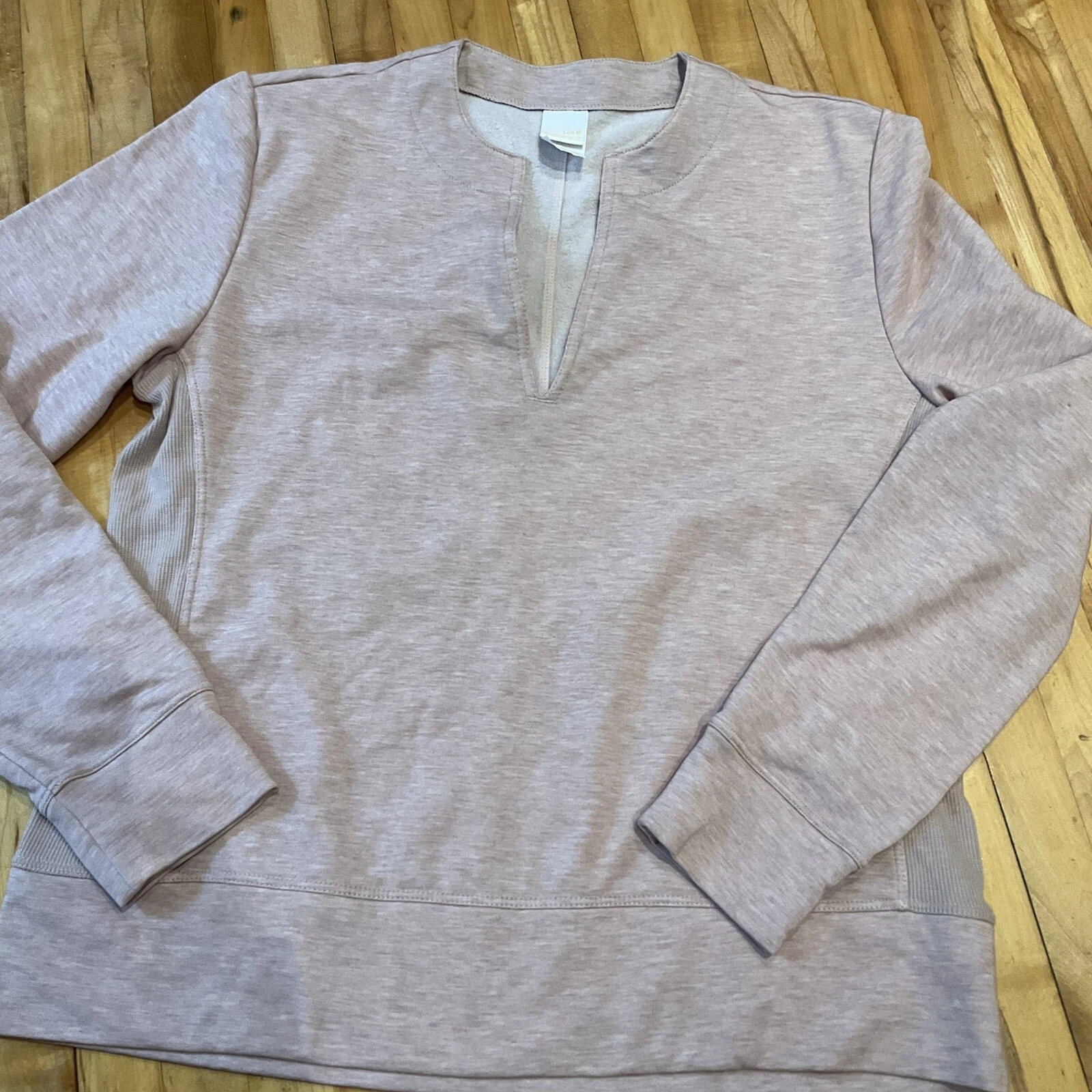 lole heathered long sleeve exercise running shirt
