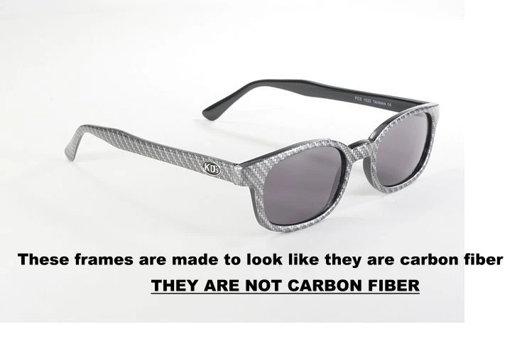 X KD’S BIKER DISEÑO FIBRA CARBONO GAFAS DE SOL ESTUCHE BLANDO GRATIS 20% MÁS GRANDE MOTOCICLETA Foto 2 de 4