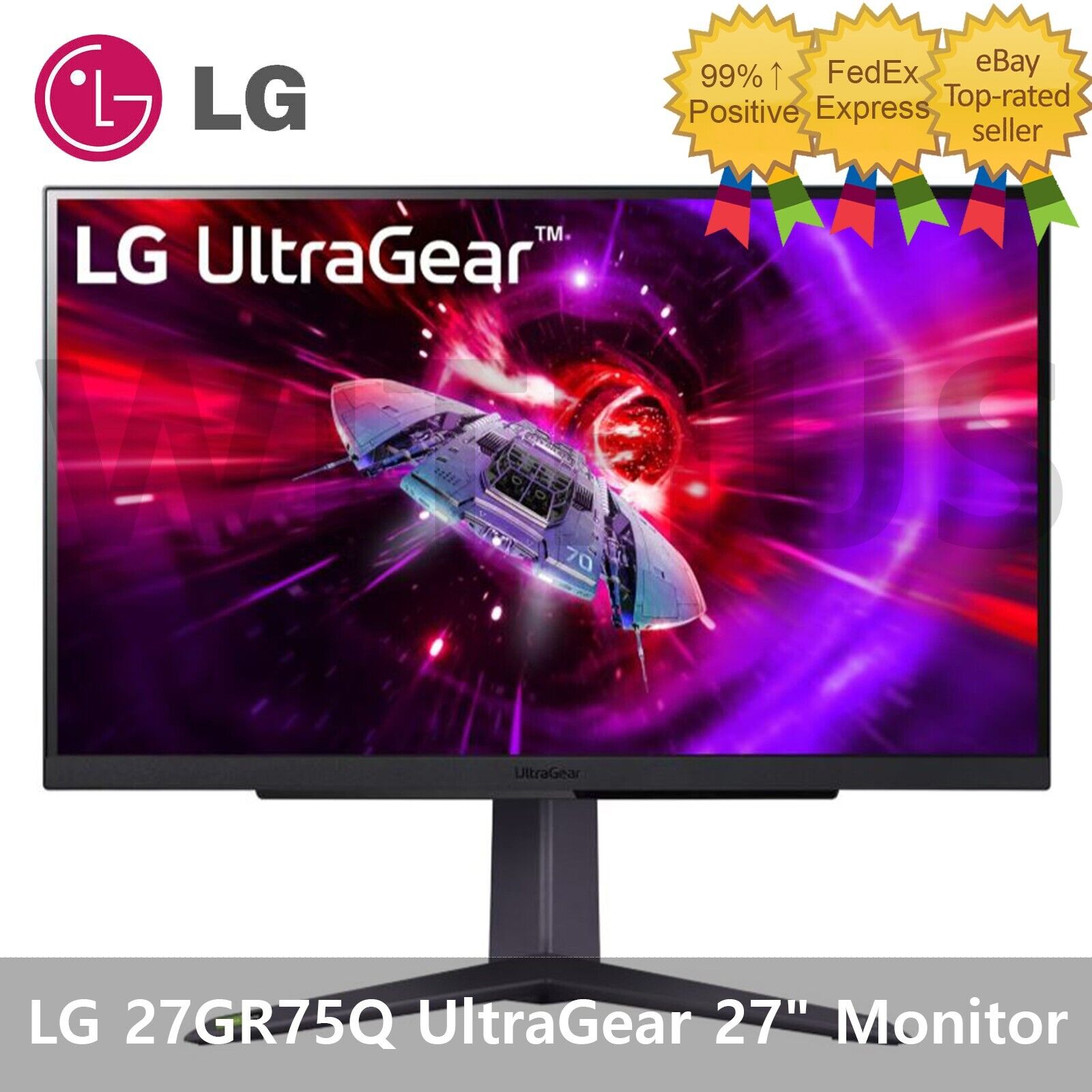 Monitor Gamer LG UltraGear 27 con 1ms, 144Hz Full HD IPS LED