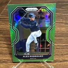 2021 Panini Prizm - Tier II Alex Rodriguez #195 Lime Green Prizm /125