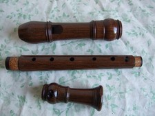 Fehr Alto / Treble Recorder, Baroque, Rosewood, no Signs of Use
