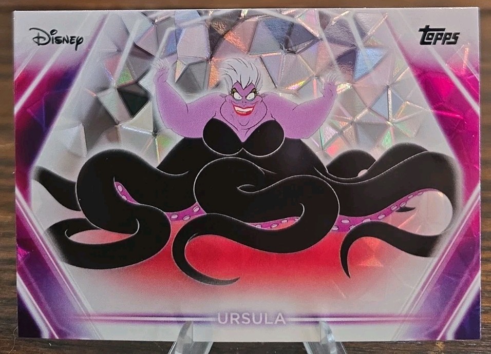 2026 Topps Disney Neon The Little Mermaid Ursula Fantasy #176 Diamante