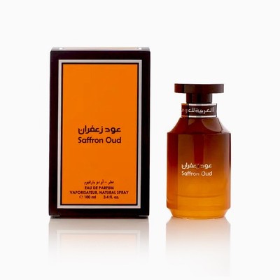 Saffron Oud 100ML EDP Arabian Al Oud Perfum Spray Unisex Fast Shippingعود زعفران