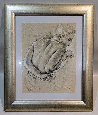 Gerahmter Druck von Francine Van Hove - ''Etude Pour Dames'' - 12'' x 14,5''