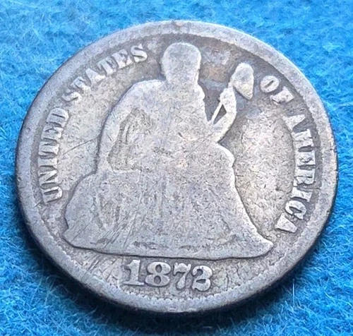 1872-P Seated Liberty Dime — photo from the most recent tracked eBay sale