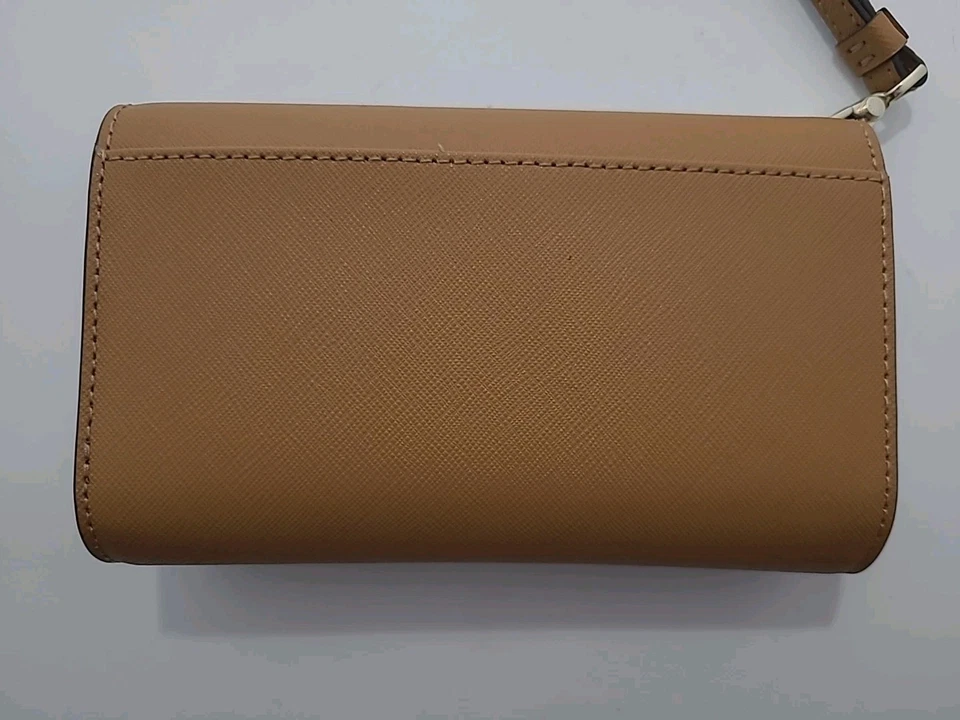 Бумажник на запястье Henri Bendel West 57th для телефона коричневый сафьяновая кожа - Изображение 3 из 4