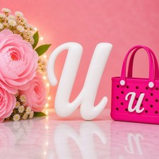 Bag Charms for Bogg Bag Accessories Decorative Insert Alphabet Lettering Bog Bag