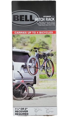 Bell Hitchbiker 450 4Bike Hitch Rack with Stability Black
