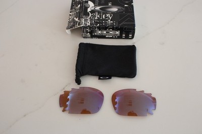 NEW GENUINE OAKLEY RACING JACKET/JAWBONE G30 IRIDIUM VENTED GOLF LENSES RARE