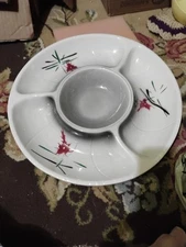 Vintage Lane & Co. Van Nuys, CA 1961 Chip and Dip Tray