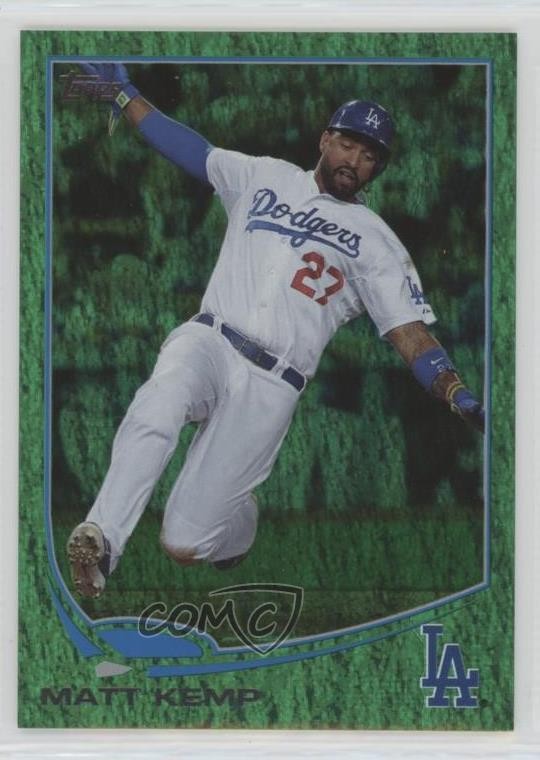 2013 Topps Emerald Foil Matt Kemp #242 1z6