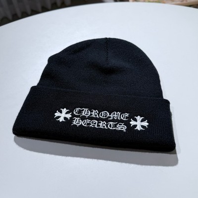 Chrome Hearts Logo Beanie schwarz 149171004 [U]