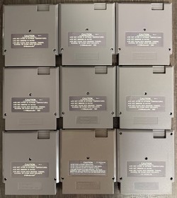 NES Game Lot (18) Authentic & Tested &ndash; Mario Bros, RoboCop, Jaws, Guerrilla War