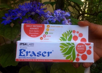 Natural Eraser Anti Mark Skin Cream Undereye Dark Circle Spot Scars Herbal 25g