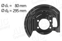 AIC Spritzblech Bremsscheibe 58192 Stahlblech FüR Nissan Qashqai 1 J10 NJ10 Juke