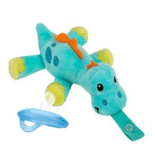 Nuby Calming Natural Flex Snuggleez Pacifier 2 Piece Set Pack of 1 , Dino