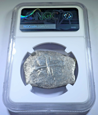 NGC 1715 Fleet Shipwreck 1700-15 Mexico 8 Reales Spanish Pirate