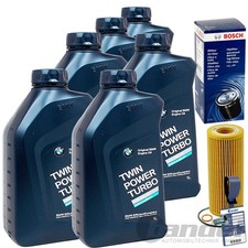 BOSCH ÖLFILTER 1457429185+ORIGINAL 5W30 passend für BMW 1er E87 3er E46 E90 5er