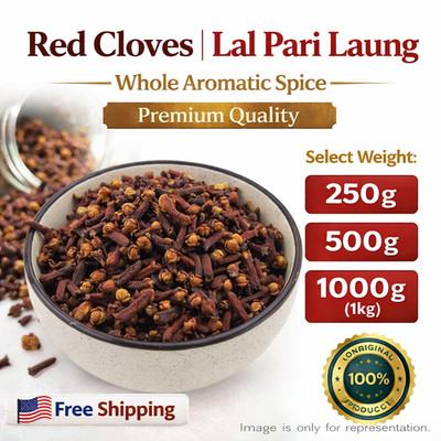 Red Cloves Lal Pari Laung Whole Spice Aromatic Premium Quality 250g Free Ship
