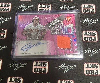 2025 Topps Pristine Gunnar Henerson Pink Patch Auto /15 Orioles 