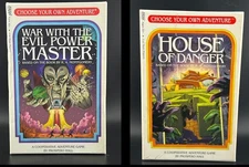 2 Choose Your Own Adventure Game - War with Evil Power Master & House of Danger