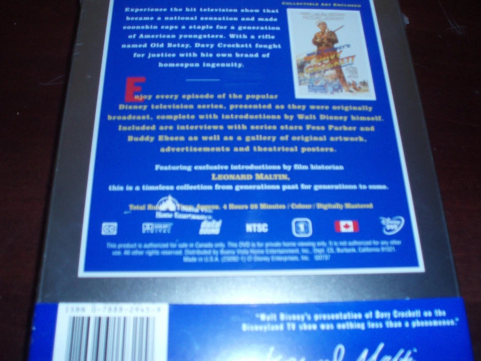 Walt Disney Treasures: Davy Crockett - The Complete Televised Series [DVD] [DVD] - Image 2 of 2