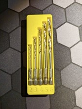 Gridfinity Bosch Hex Drill Bit Holder - Fits Multiple Drill Bit Sizes