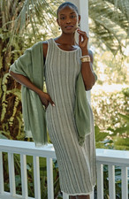 J.Jill Textured Bi-Color Sweater Dress