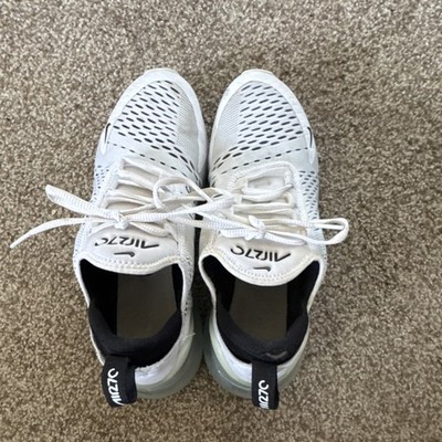 Nike Air Max 270 White Black AH6789-100 Low Top Sneaker Athletic Shoe