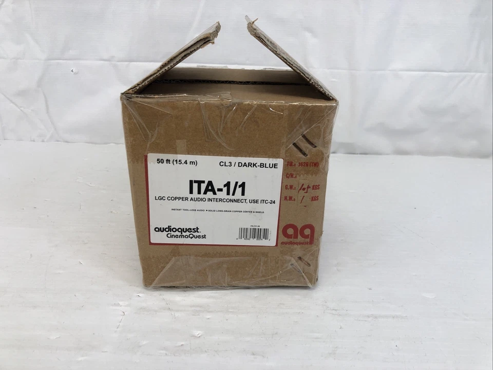 AudioQuest ITA-1/1-50 Bulk Audio Cable 24awg TLC - 50 ft - Tool-less termination - Image 2 of 3