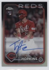 2024 Topps Chrome Rookie Auto Refractor 449/499 TJ Hopkins #RA-TH Auto 0i8b