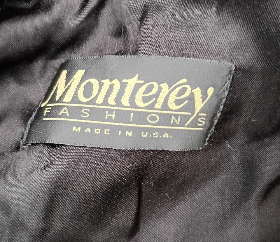 Chaqueta de Colección Monterey Fashions Estampado de Leopardo Imitación Piel Larga Talla Mediana Foto 2 de 4