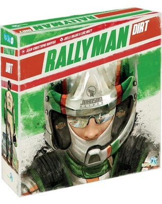 Synapses Games Rallyman: DIRT Board Game, Dice Racing, 1+ Players, New Sealed