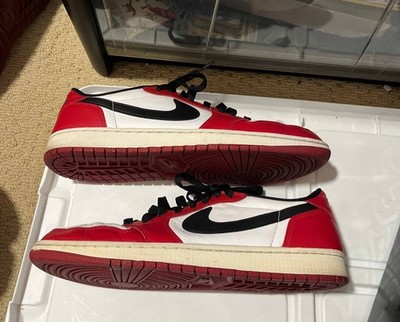 2016 Nike Air Jordan 1 Retro Low OG Chicago 705329 600 Red Black White US11