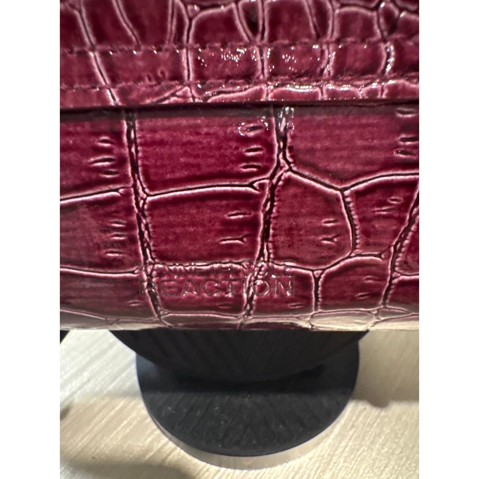 Kenneth Cole Reaction Фиолетовый Искусственный Животный Принт Текстура и Дизайн Браслет/Клатч - Изображение 3 из 4