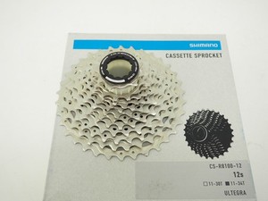 New! Shimano Ultegra CS-R8100-12 Road Bicycle Cassette 12 Speed 11-34T Silver